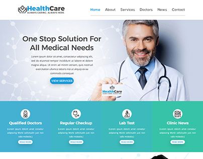 Health Care Website Development